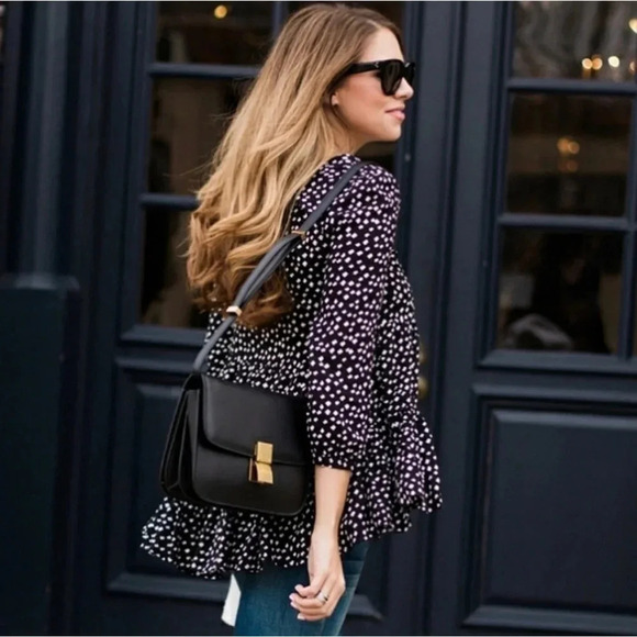 Anthropologie Maeve Lila Tiered Button Up Tunic - Picture 2 of 6